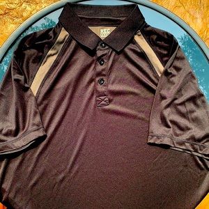 OLD Navy black/gray performance polo size:L